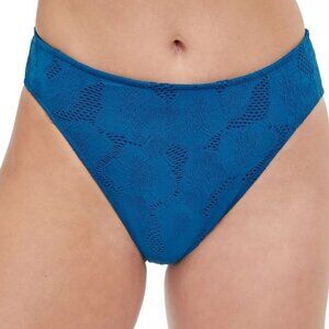 PROFILE BY GOTTEX Floral Mesh Late Bloomer Bottom-Petrol-12-NWT